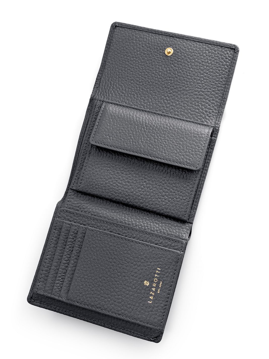 Lazarotti Bologna Leather Portafoglio Vera Pelle 12 cm