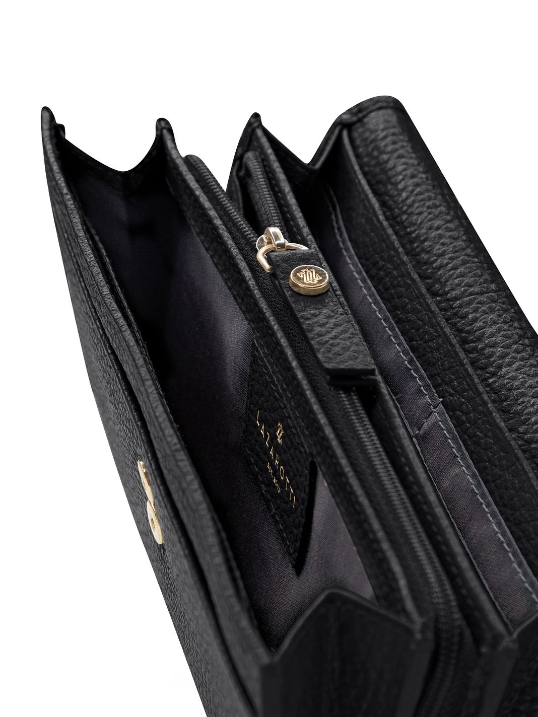 Lazarotti Bologna Leather Portafoglio Vera Pelle 19 cm