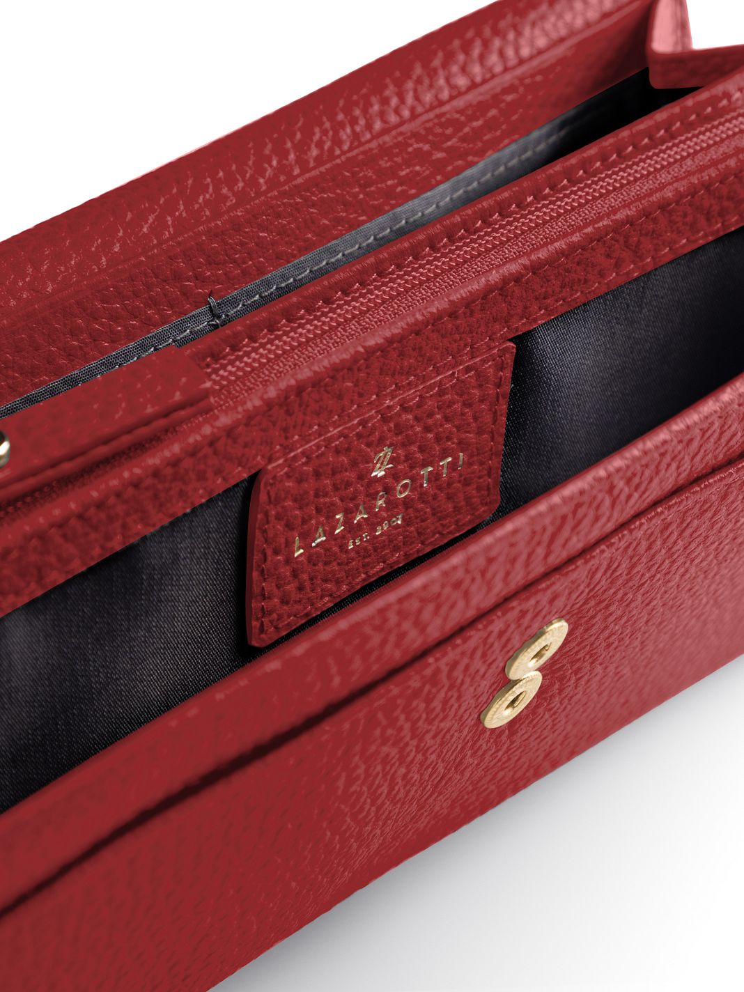 Lazarotti Bologna Leather Portafoglio Vera Pelle 19 cm