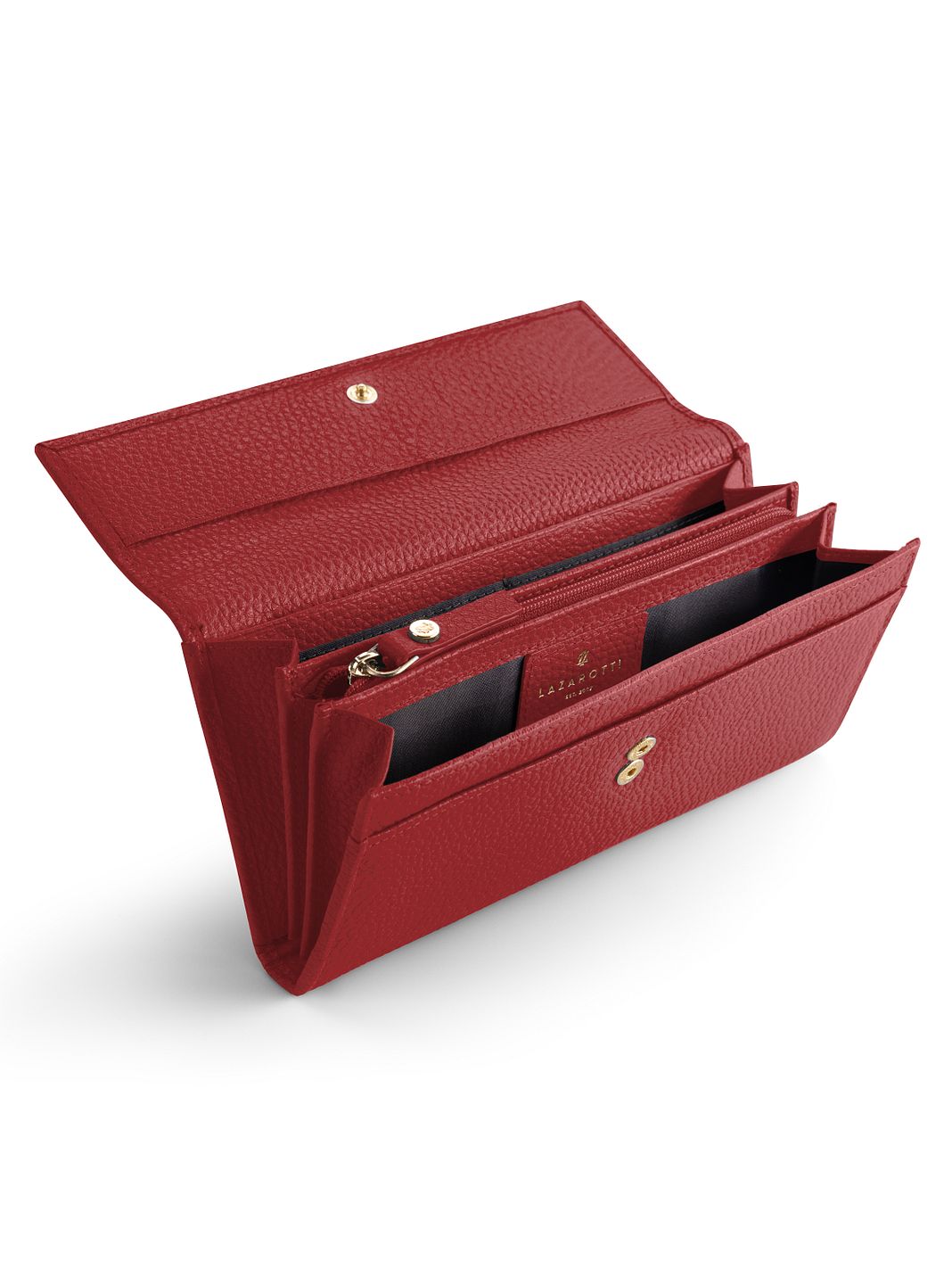 Lazarotti Bologna Leather Portafoglio Vera Pelle 19 cm