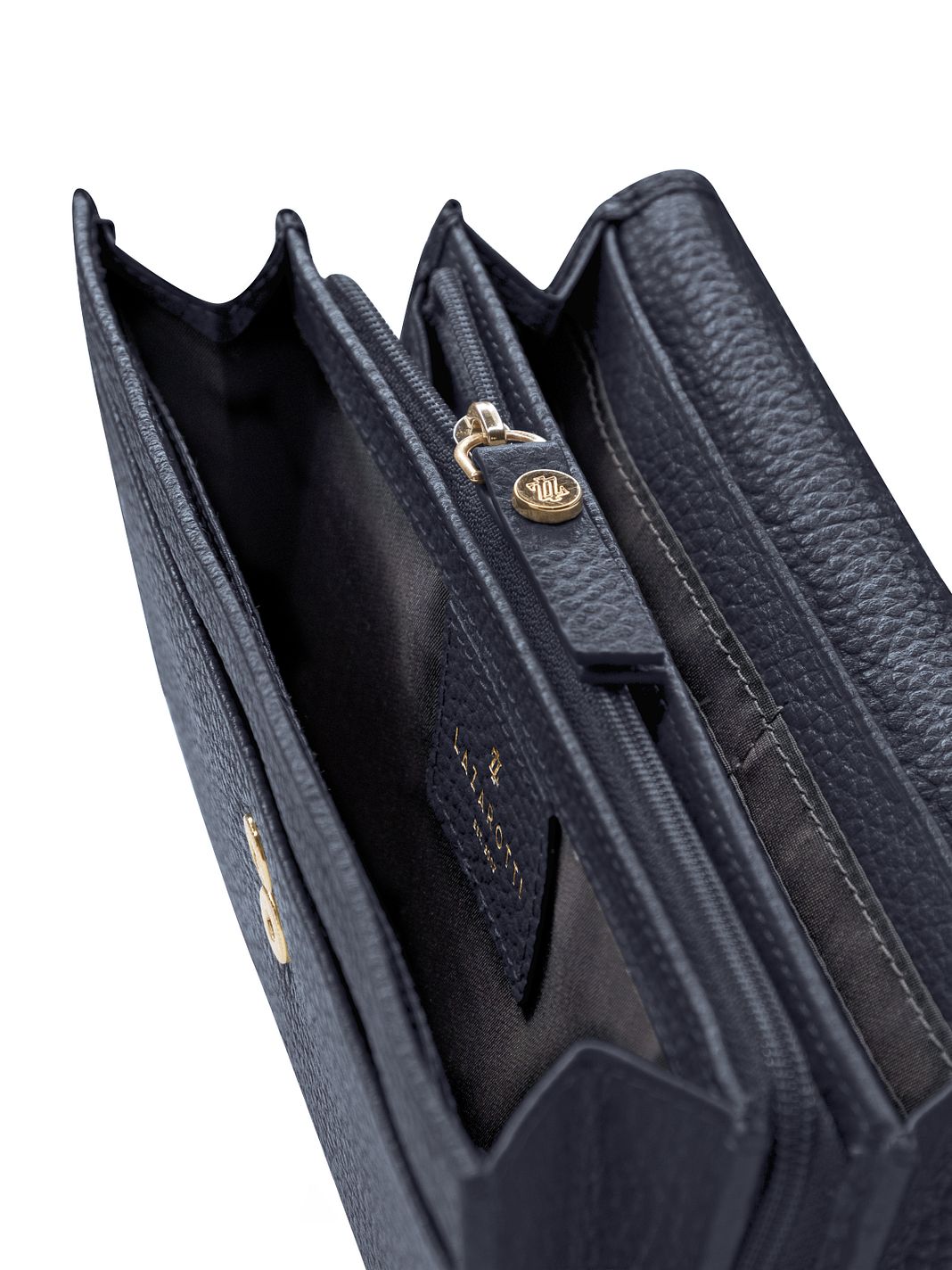 Lazarotti Bologna Leather Portafoglio Vera Pelle 19 cm