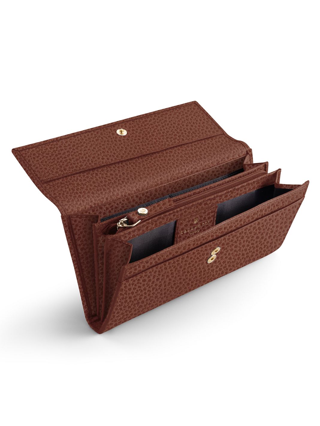 Lazarotti Bologna Leather Portafoglio Vera Pelle 19 cm