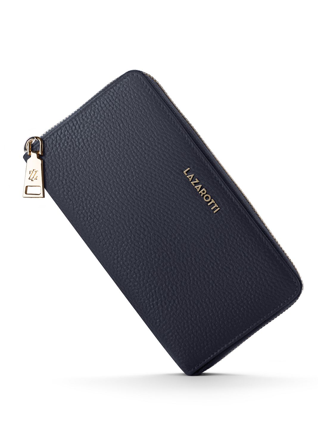Lazarotti Portafoglio Bologna in pelle XL con chiusura a zip perimetrale, 19 cm Lazarotti Portafoglio Bologna in pelle XL con chiusura a zip perimetrale, 19 cm