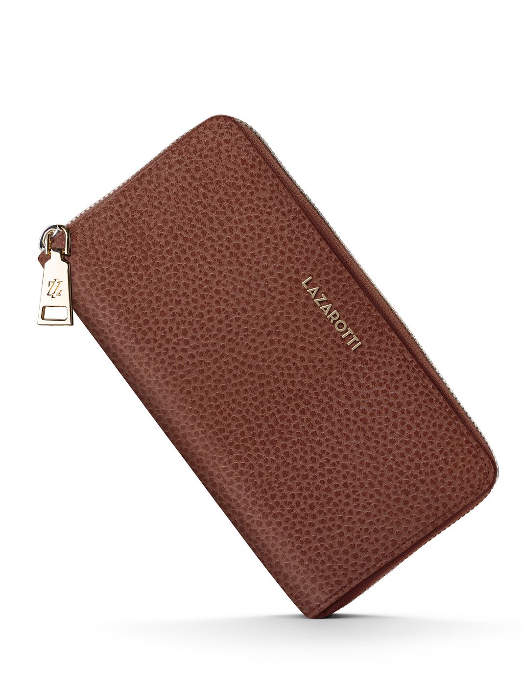 Lazarotti Portafoglio Bologna in pelle XL con chiusura a zip perimetrale, 19 cm Lazarotti Portafoglio Bologna in pelle XL con chiusura a zip perimetrale, 19 cm