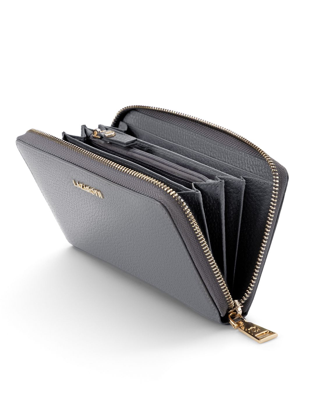 Lazarotti Portafoglio Bologna in pelle XL con chiusura a zip perimetrale, 19 cm Lazarotti Portafoglio Bologna in pelle XL con chiusura a zip perimetrale, 19 cm