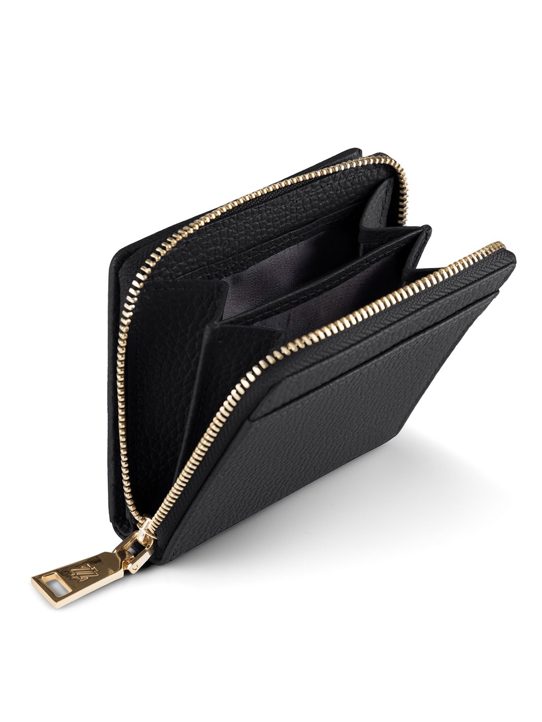 Lazarotti Portafoglio Bologna in pelle, medio, con chiusura a zip perimetrale, 10 cm