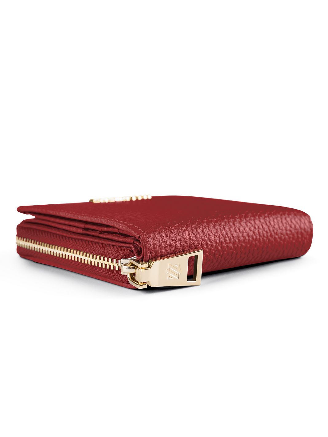 Lazarotti Portafoglio Bologna in pelle, medio, con chiusura a zip perimetrale, 10 cm