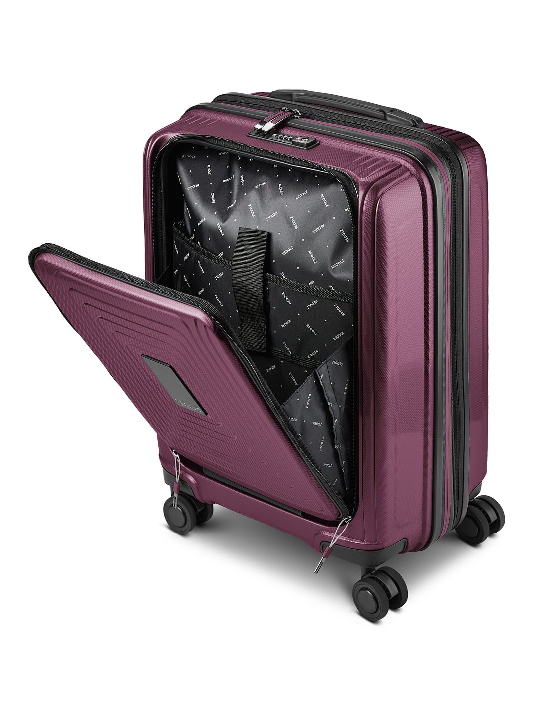 Redolz Essentials 14 4 ruote Set di valigie 3 pezzi espandibile