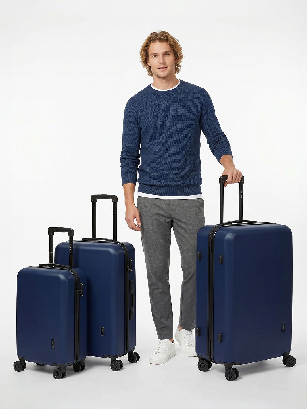 Redolz Essentials 09 3-SET 4 ruote Set di valigie 3 pezzi