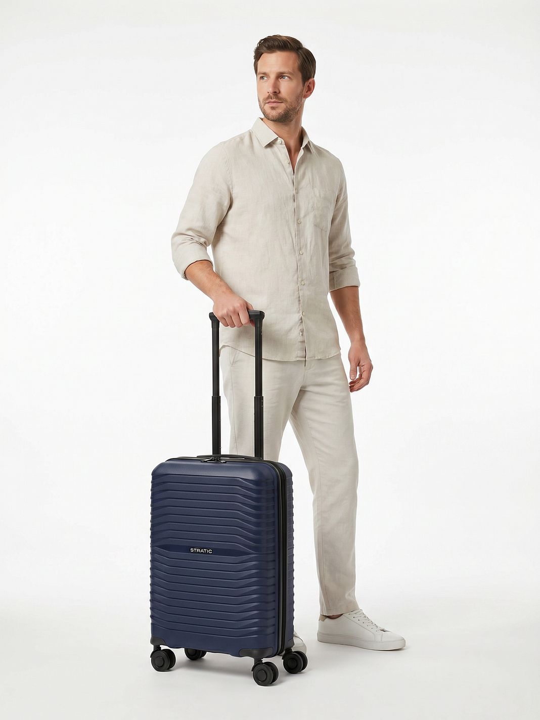 Stratic Shine 4 ruote Trolley cabina 55 cm Stratic Shine 4 ruote Trolley cabina 55 cm