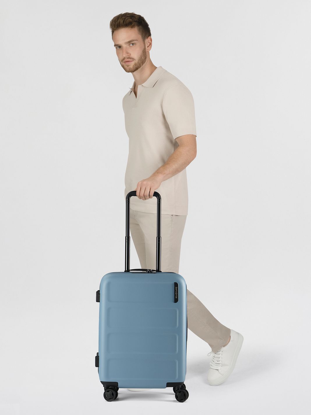 Samsonite Quadrix 4 ruote Trolley cabina 55 cm Samsonite Quadrix 4 ruote Trolley cabina 55 cm