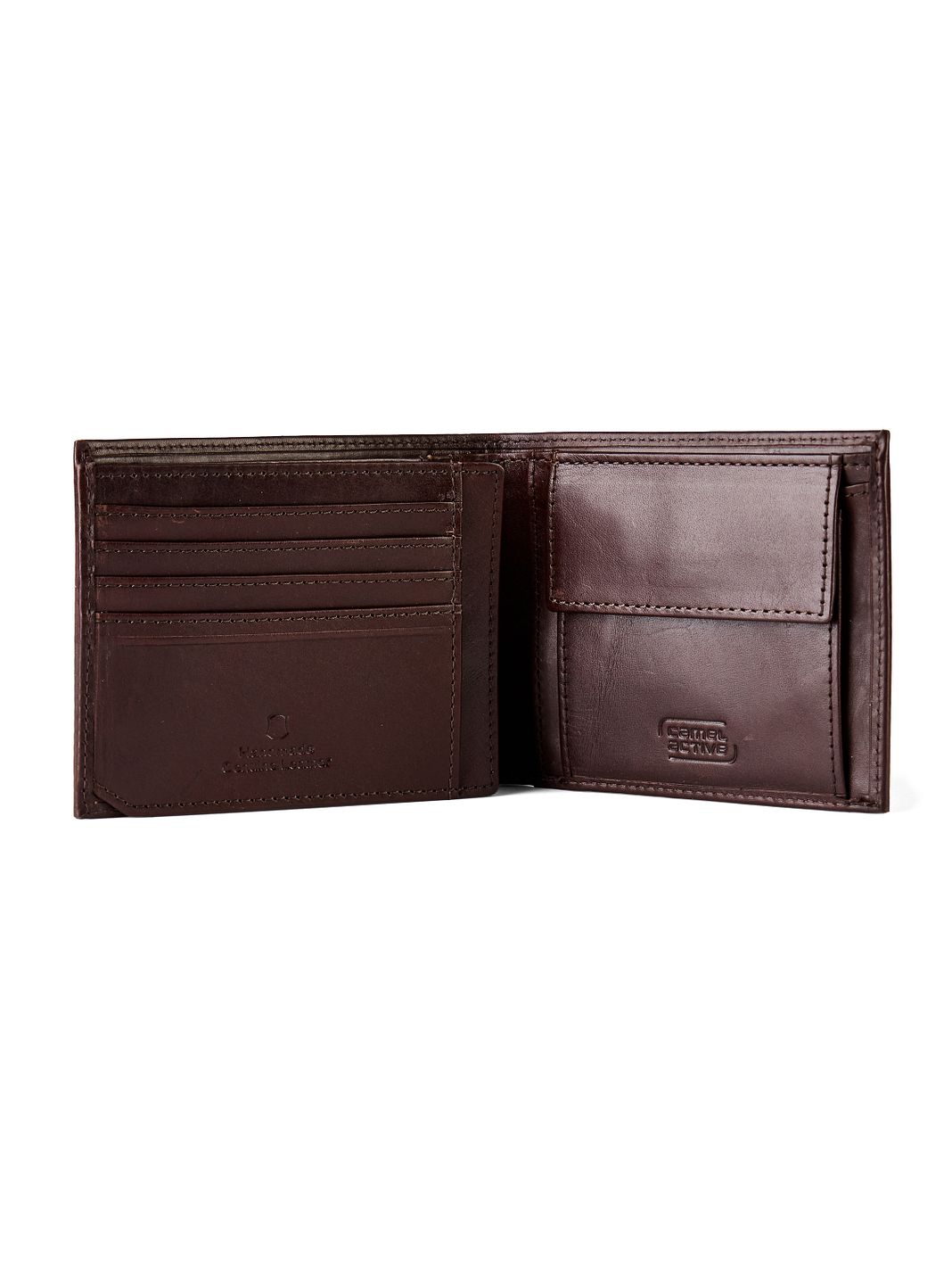 camel active Wood Portafoglio Vera Pelle 12.5 cm camel active Wood Portafoglio Vera Pelle 12.5 cm