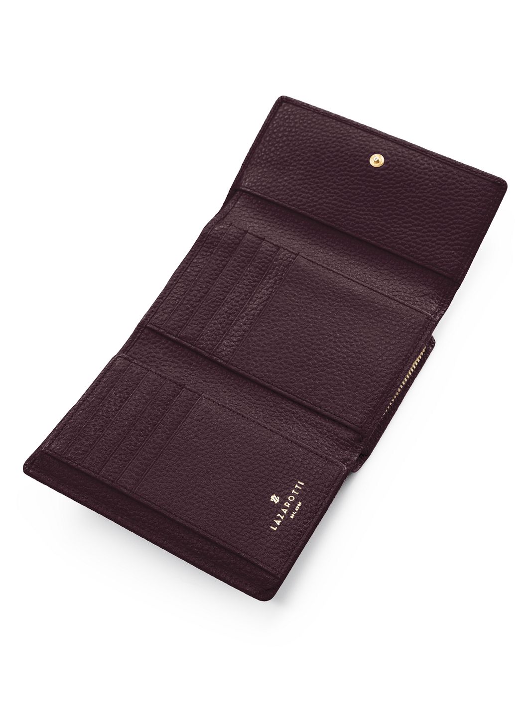 Lazarotti Portafoglio Bologna in pelle XL con scomparto con cerniera perimetrale, pelle, 14 cm