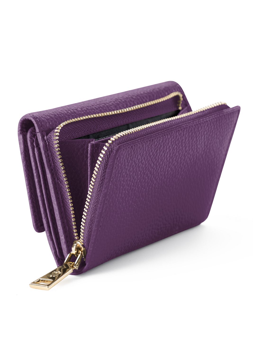 Lazarotti Portafoglio Bologna in pelle XL con scomparto con cerniera perimetrale, pelle, 14 cm