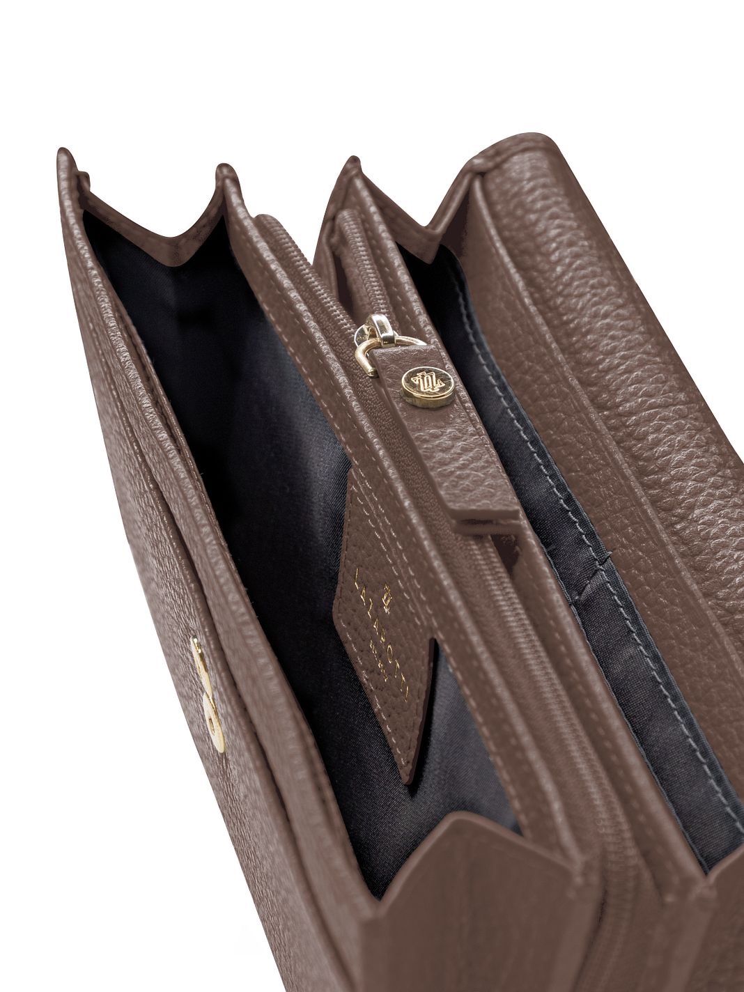 Lazarotti Bologna Leather Portafoglio Vera Pelle 19 cm