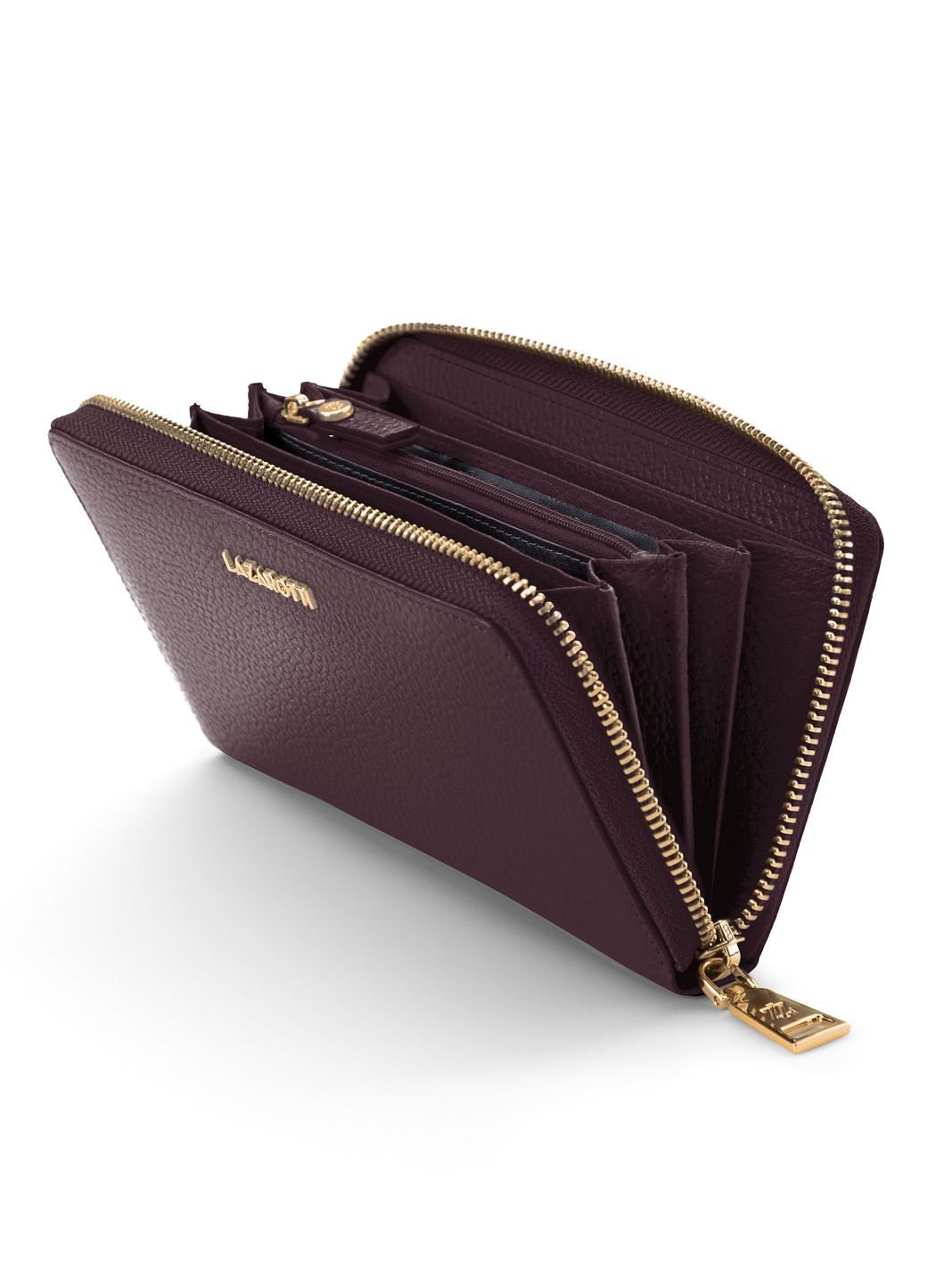 Lazarotti Portafoglio Bologna in pelle XL con chiusura a zip perimetrale, 19 cm Lazarotti Portafoglio Bologna in pelle XL con chiusura a zip perimetrale, 19 cm