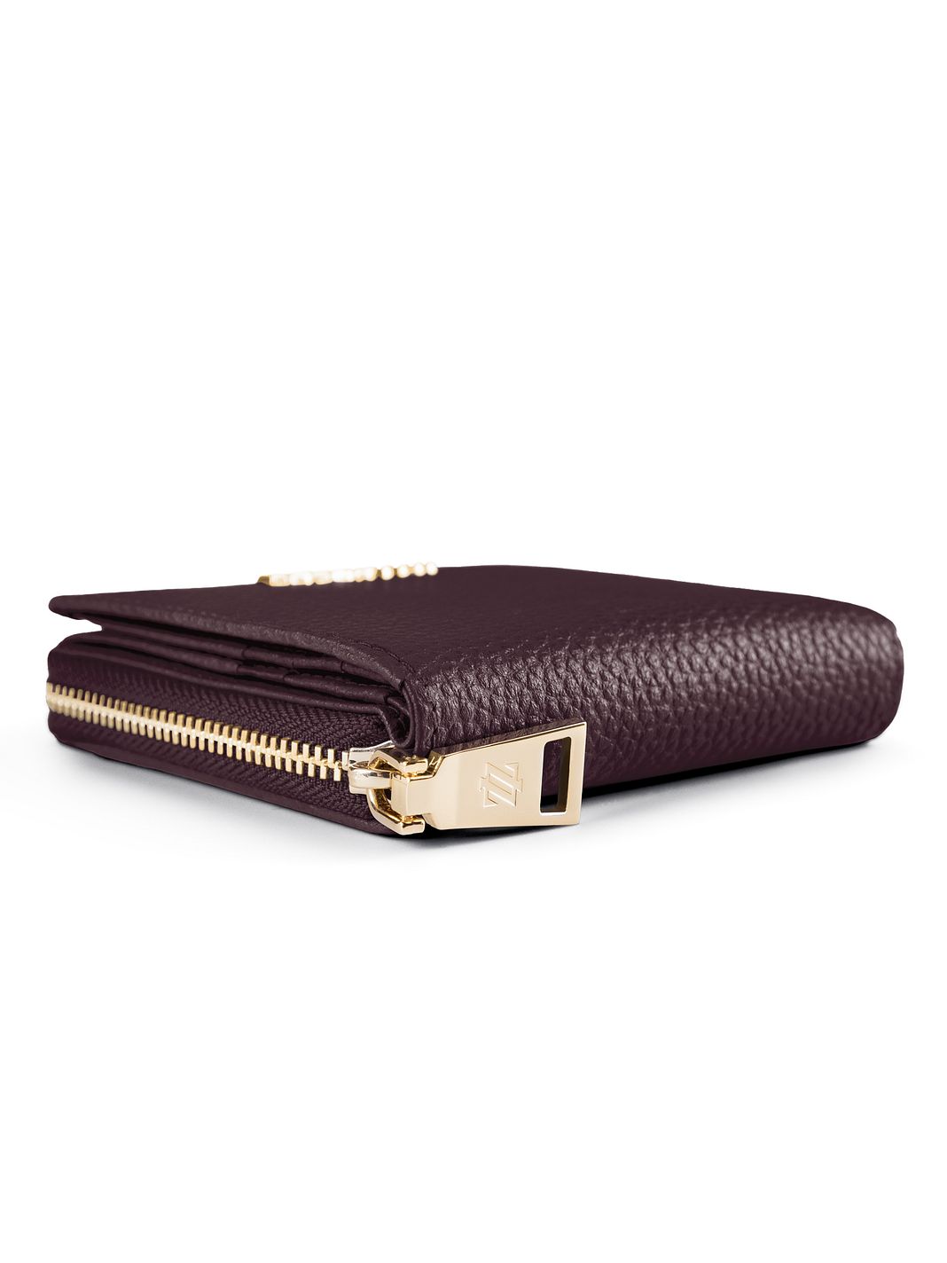 Lazarotti Cartera de piel «Bologna» mediana con cremallera perimetral, 10 cm