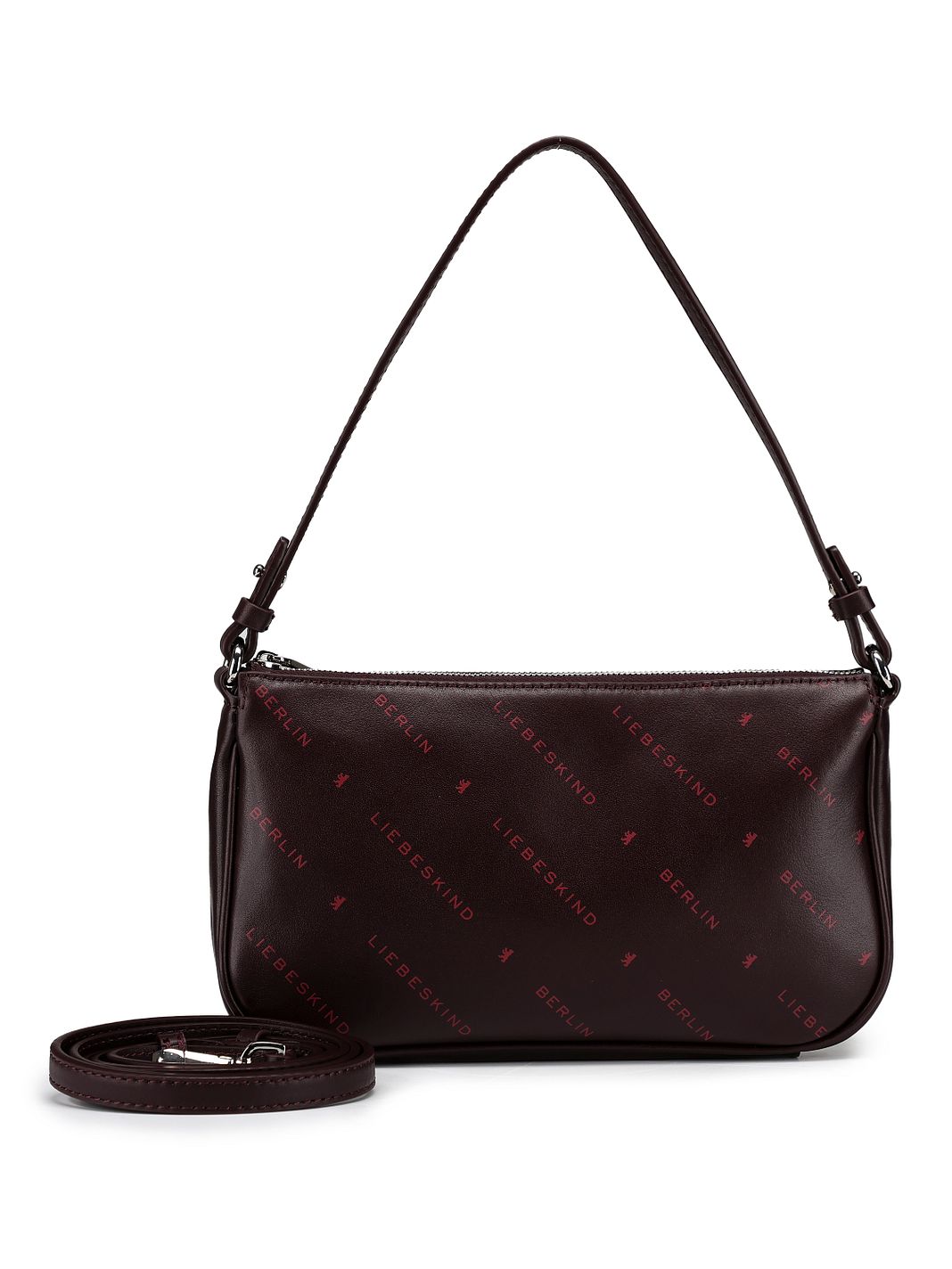 Liebeskind Monogram Borsa a spalla Vera Pelle 23.5 cm Liebeskind Monogram Borsa a spalla Vera Pelle 23.5 cm