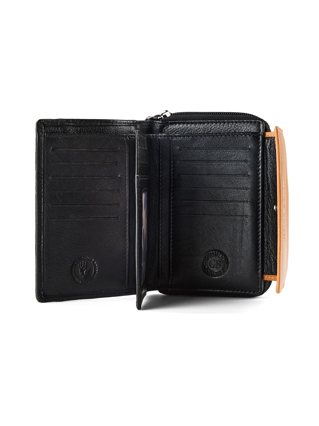 Greenburry Nappa Plånbok RFID-skydd Läder 14 cm