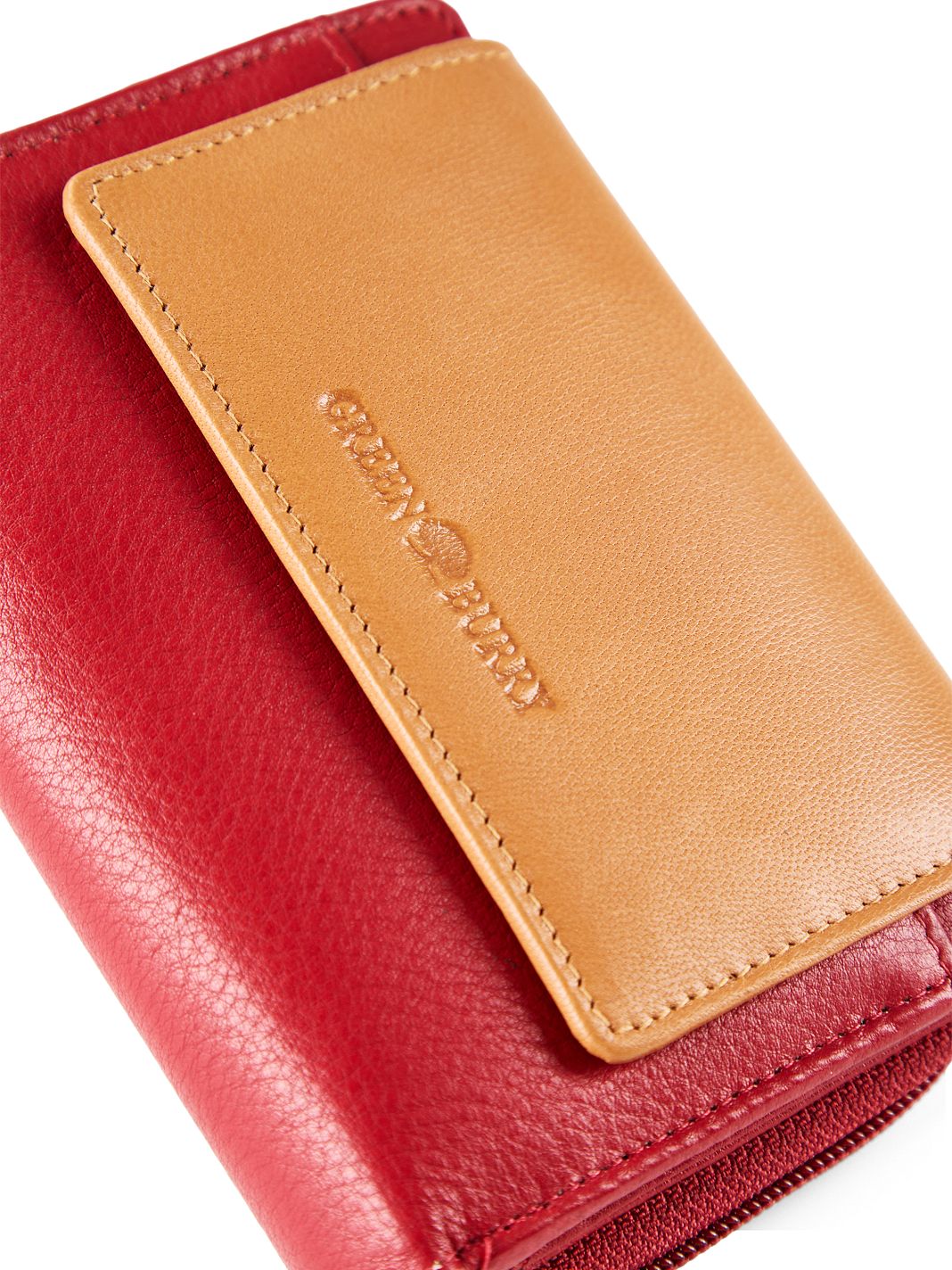 Greenburry Nappa Plånbok RFID-skydd Läder 14 cm