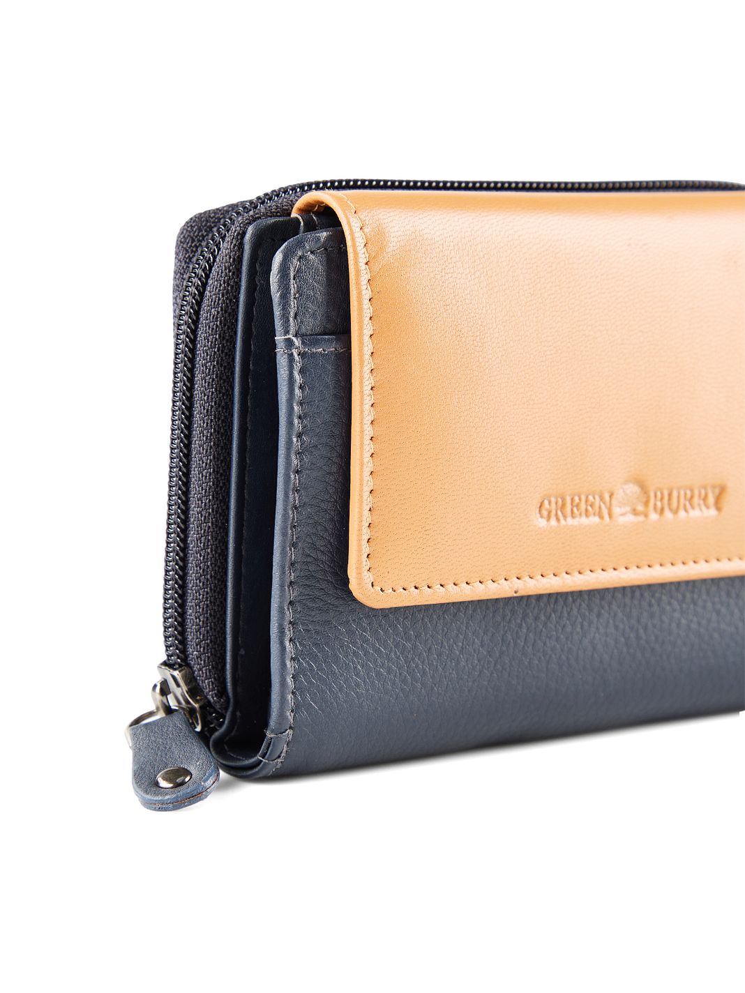 Greenburry Nappa Portafoglio Protezione RFID Vera Pelle 14 cm Greenburry Nappa Portafoglio Protezione RFID Vera Pelle 14 cm