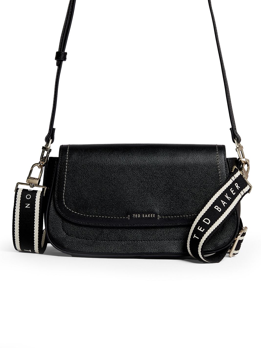 Ted Baker Louiize Borsa a tracolla Vera Pelle 25 cm Ted Baker Louiize Borsa a tracolla Vera Pelle 25 cm