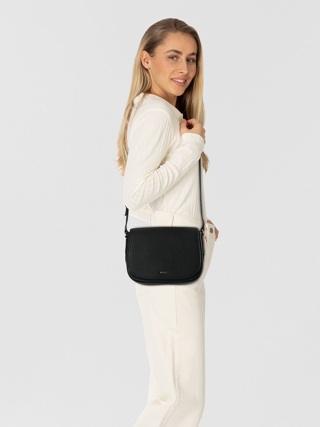 Boss Lenah Borsa a tracolla Vera Pelle 22 cm Boss Lenah Borsa a tracolla Vera Pelle 22 cm