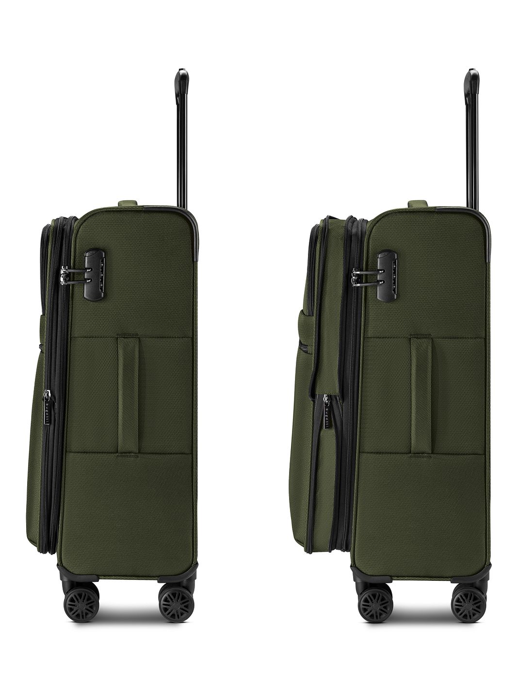 bugatti Valencia Soft 4 ruote Set di valigie 3 pezzi espandibile