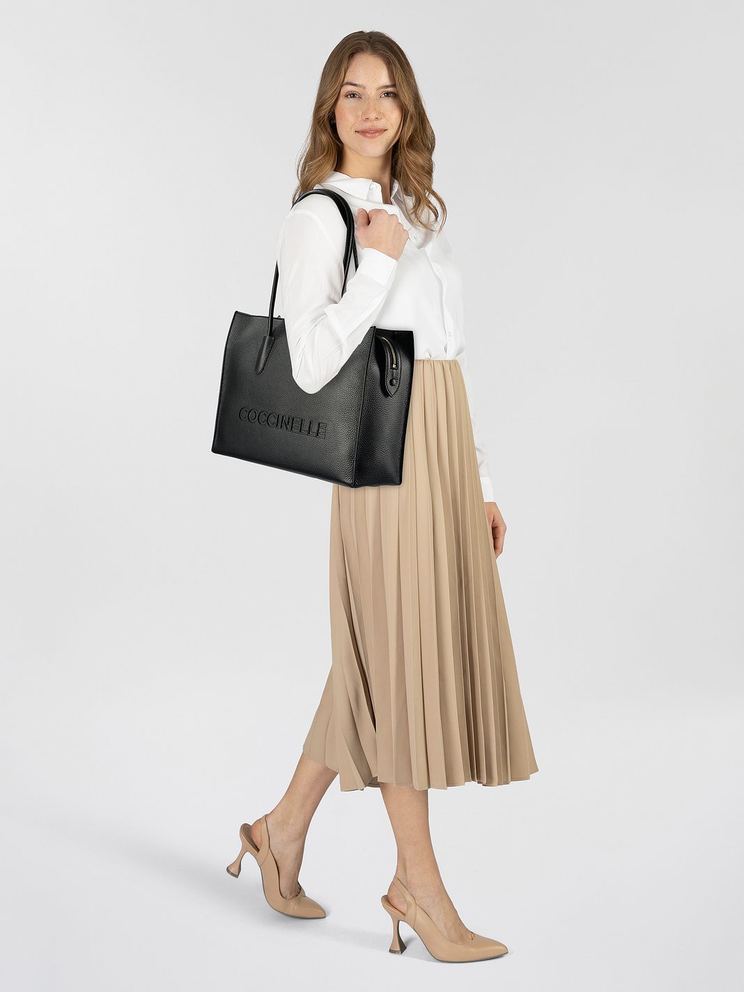 Coccinelle Myrtha Borsa shopper Vera Pelle 36 cm Coccinelle Myrtha Borsa shopper Vera Pelle 36 cm