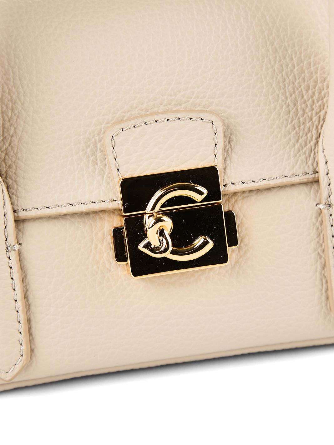 Coccinelle C-Me Lock Borsetta Vera Pelle 19 cm Coccinelle C-Me Lock Borsetta Vera Pelle 19 cm