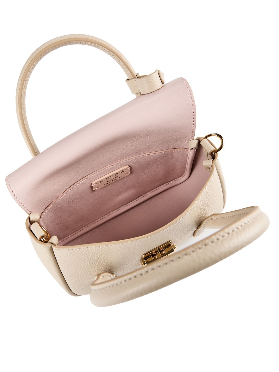 Coccinelle C-Me Lock Borsetta Vera Pelle 19 cm Coccinelle C-Me Lock Borsetta Vera Pelle 19 cm