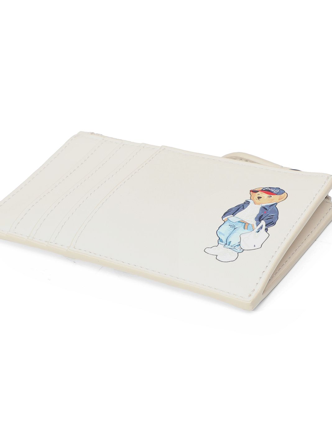 POLO RALPH LAUREN Bear Custodia per carta di credito Vera Pelle 12.5 cm
