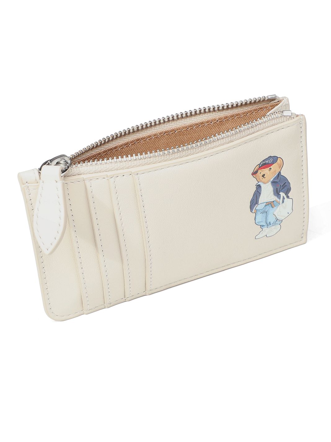 POLO RALPH LAUREN Bear Custodia per carta di credito Vera Pelle 12.5 cm