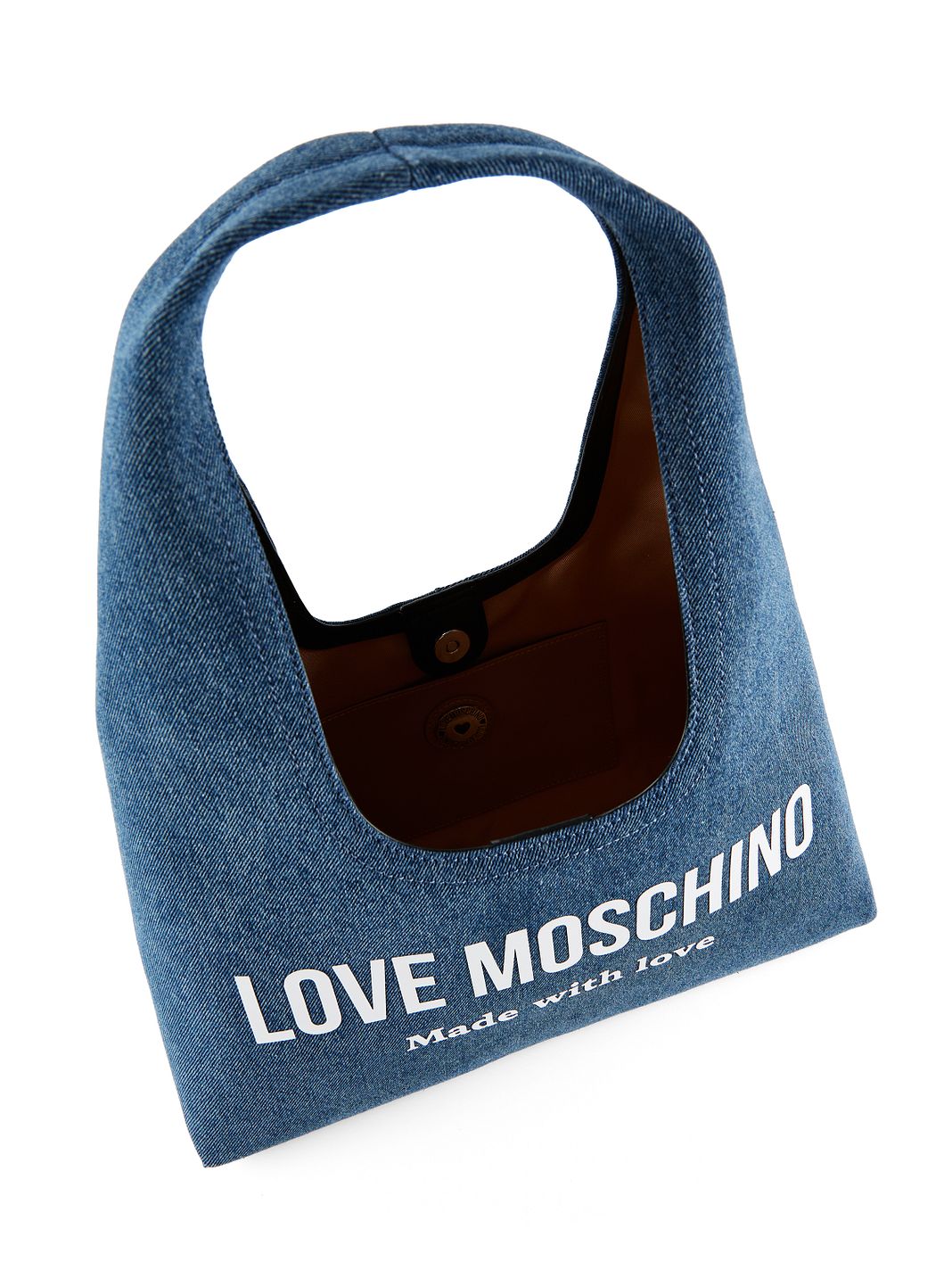 Love Moschino Denim Signature Love Borsa a spalla 34 cm