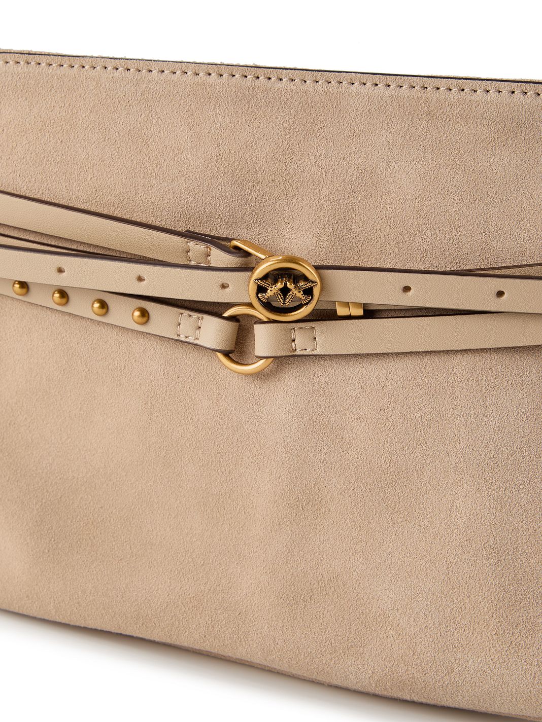 PINKO Belt Bag Classic Borsa a spalla Vera Pelle 32 cm PINKO Belt Bag Classic Borsa a spalla Vera Pelle 32 cm