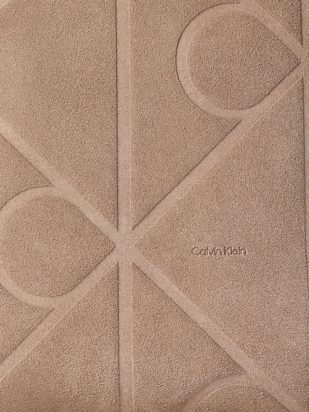 Calvin Klein Emblem AOP Borsa shopper Vera Pelle 32 cm Calvin Klein Emblem AOP Borsa shopper Vera Pelle 32 cm