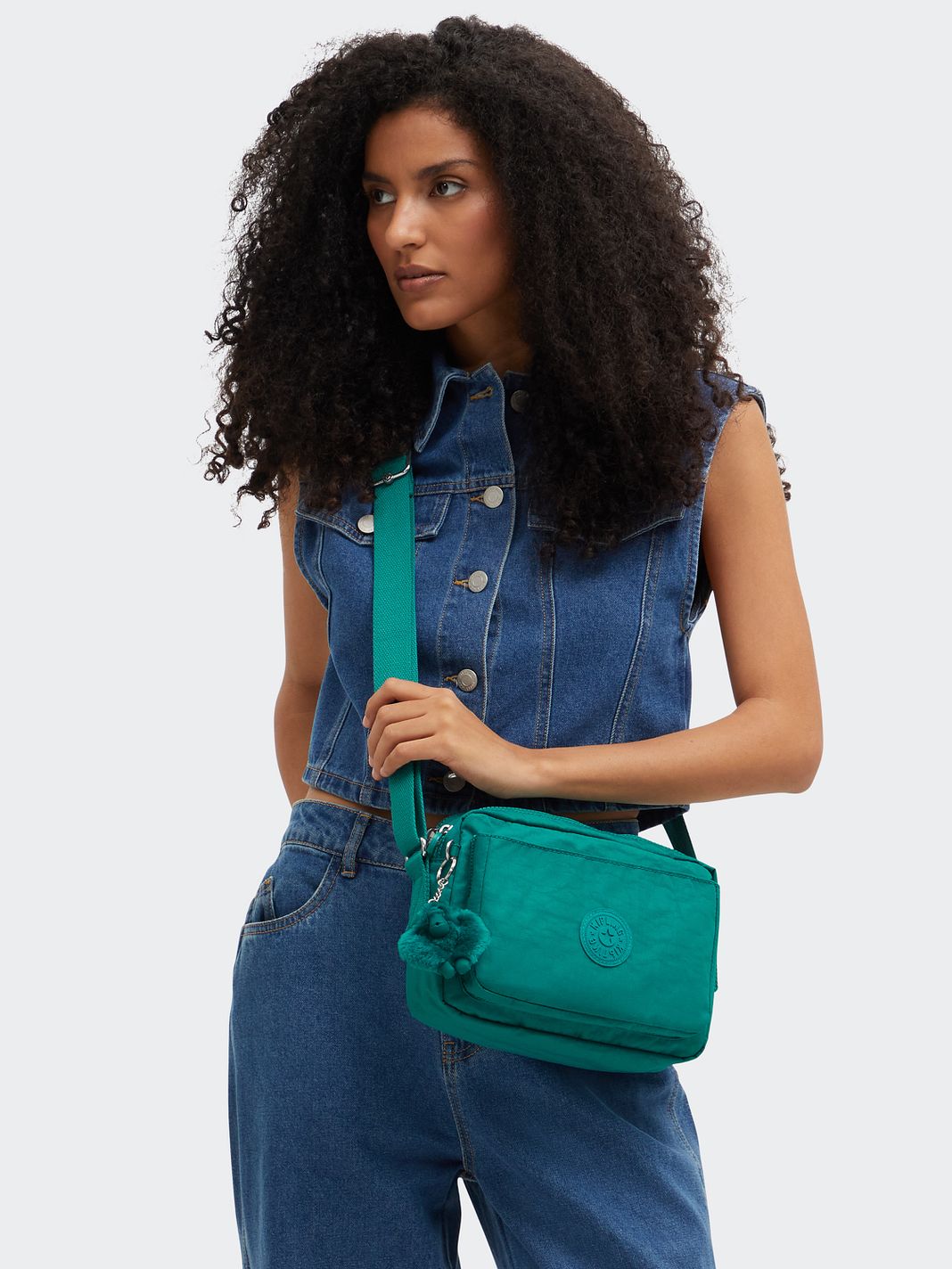 Kipling Basic Abanu Bolsa de hombro M 24 cm Kipling Basic Abanu Bolsa de hombro M 24 cm
