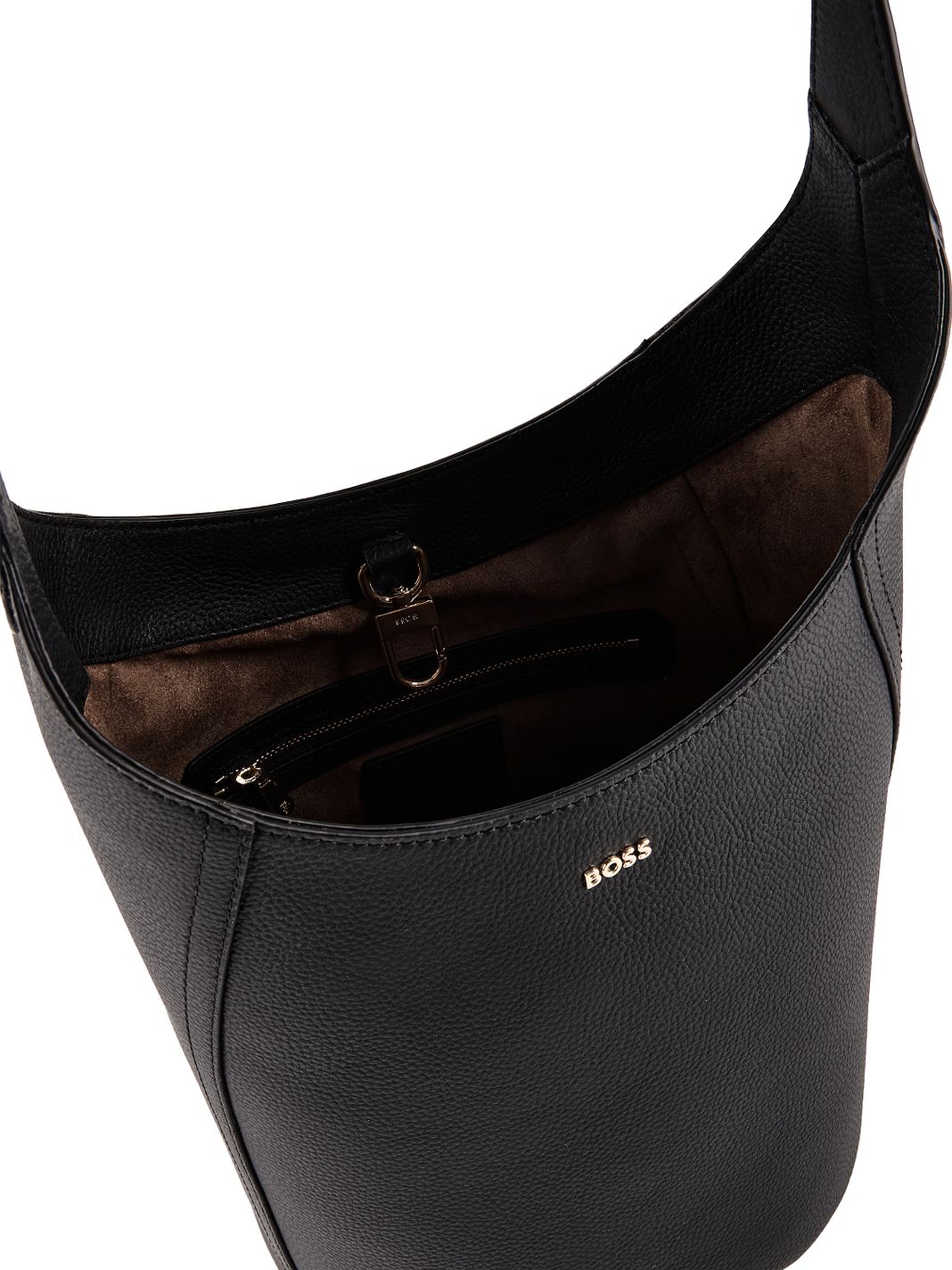 Boss Lenah Borsa a spalla Vera Pelle 22 cm
