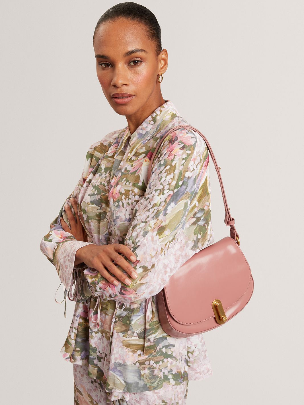 Ted Baker Kkhayli Borsa a spalla Vera Pelle 24 cm Ted Baker Kkhayli Borsa a spalla Vera Pelle 24 cm