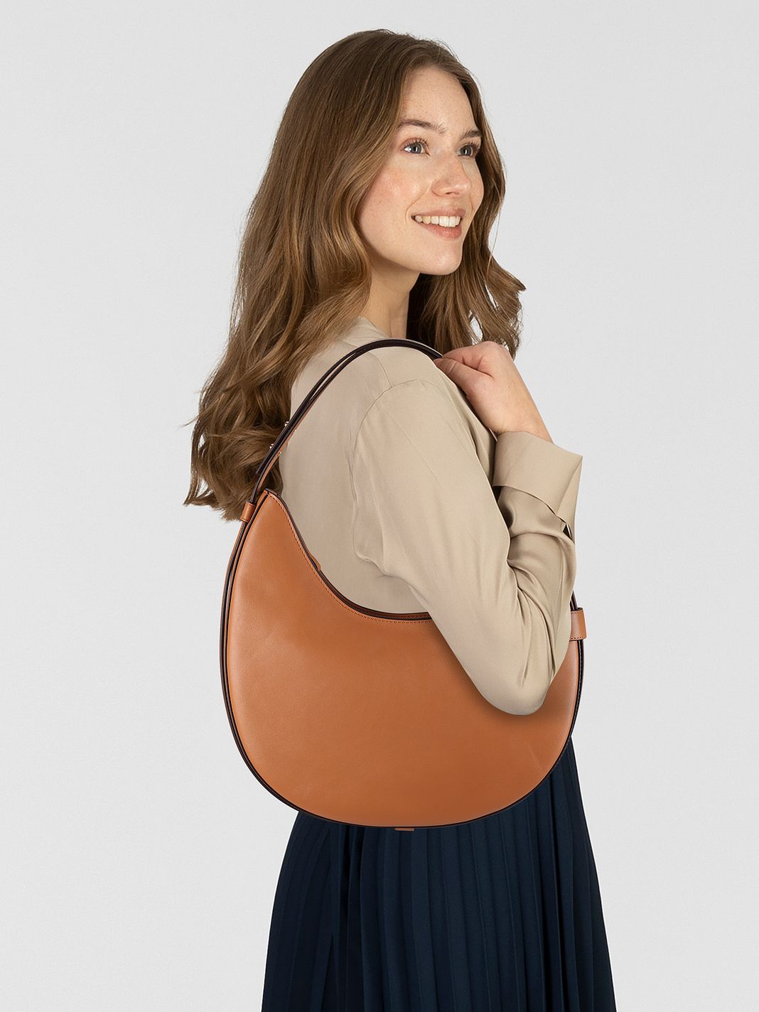 Lauren Ralph Lauren Tasha Olkalaukku Nahka 32 cm