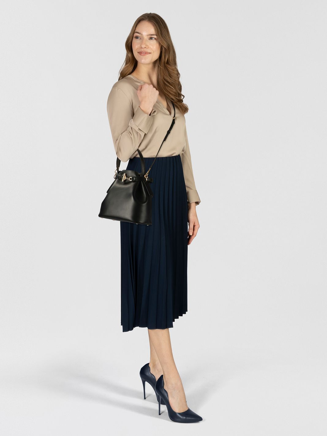 Lauren Ralph Lauren Blake Bucket bag Läder 24 cm Lauren Ralph Lauren Blake Bucket bag Läder 24 cm