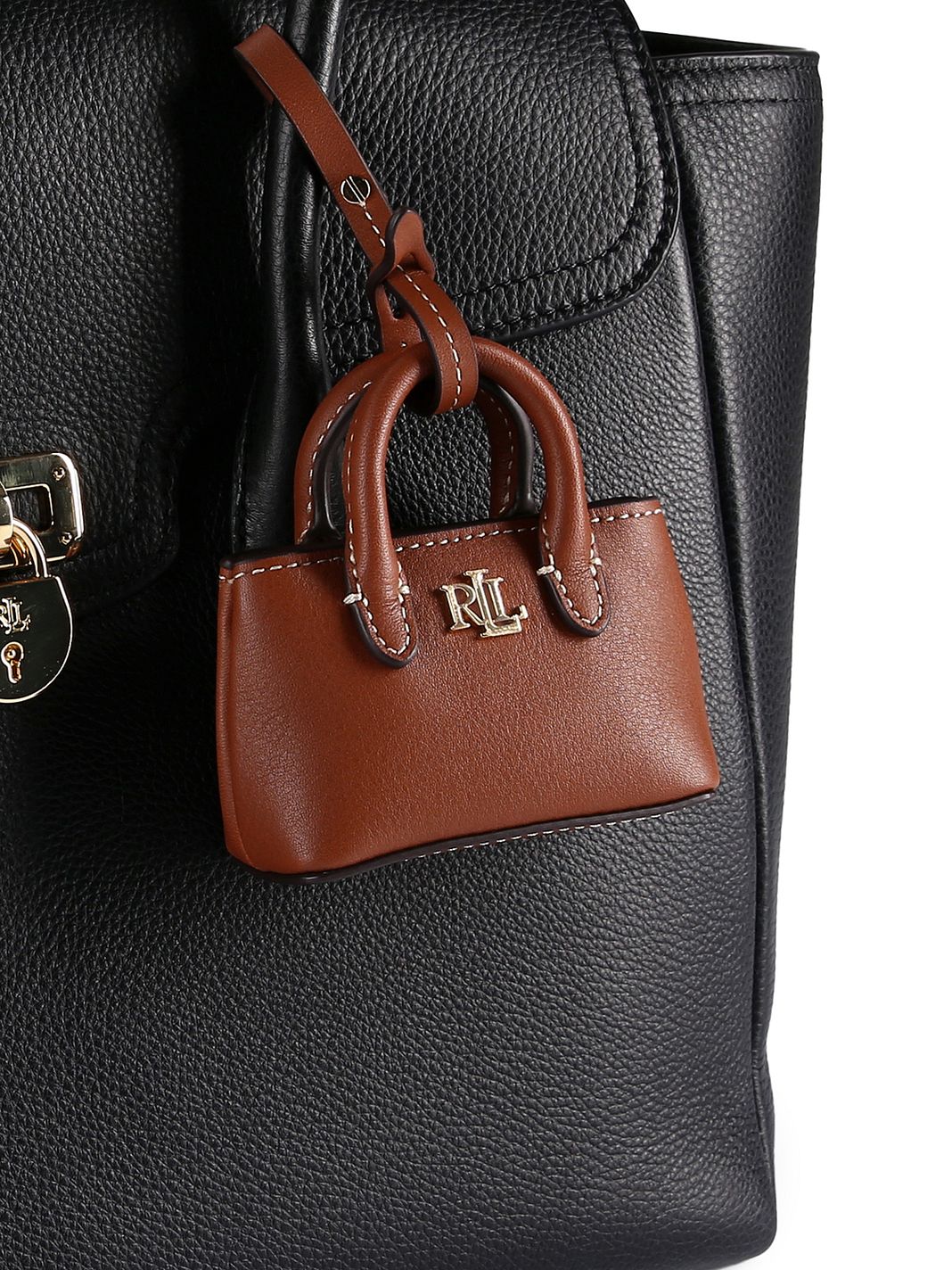 Lauren Ralph Lauren Marcy Nyckelring Läder 9 cm