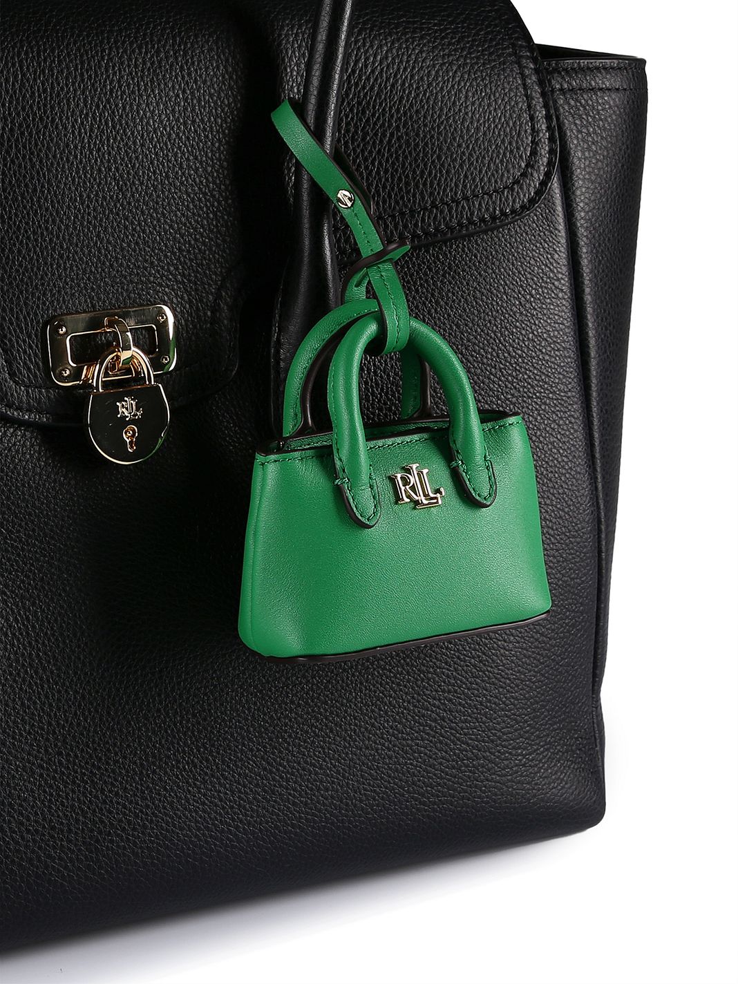 Lauren Ralph Lauren Marcy Nyckelring Läder 9 cm