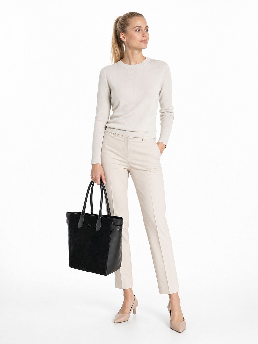 Guess Anitha Borsa shopper Vera Pelle 45 cm
