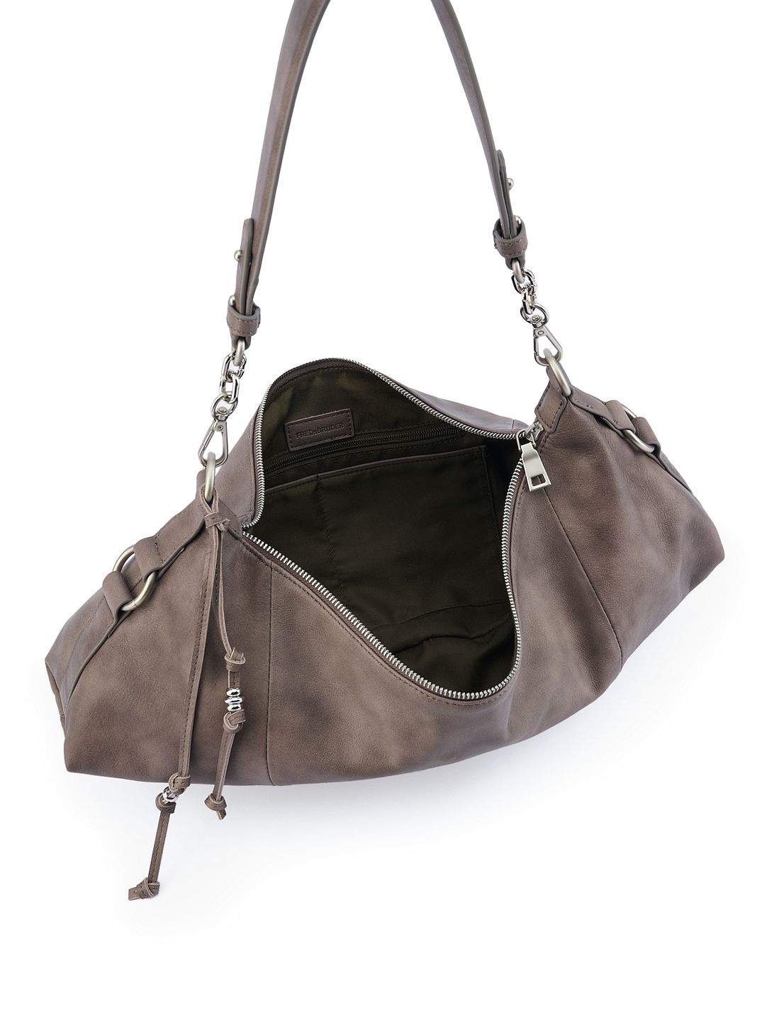 FredsBruder Stay With Me Borsa a spalla Vera Pelle 48 cm FredsBruder Stay With Me Borsa a spalla Vera Pelle 48 cm