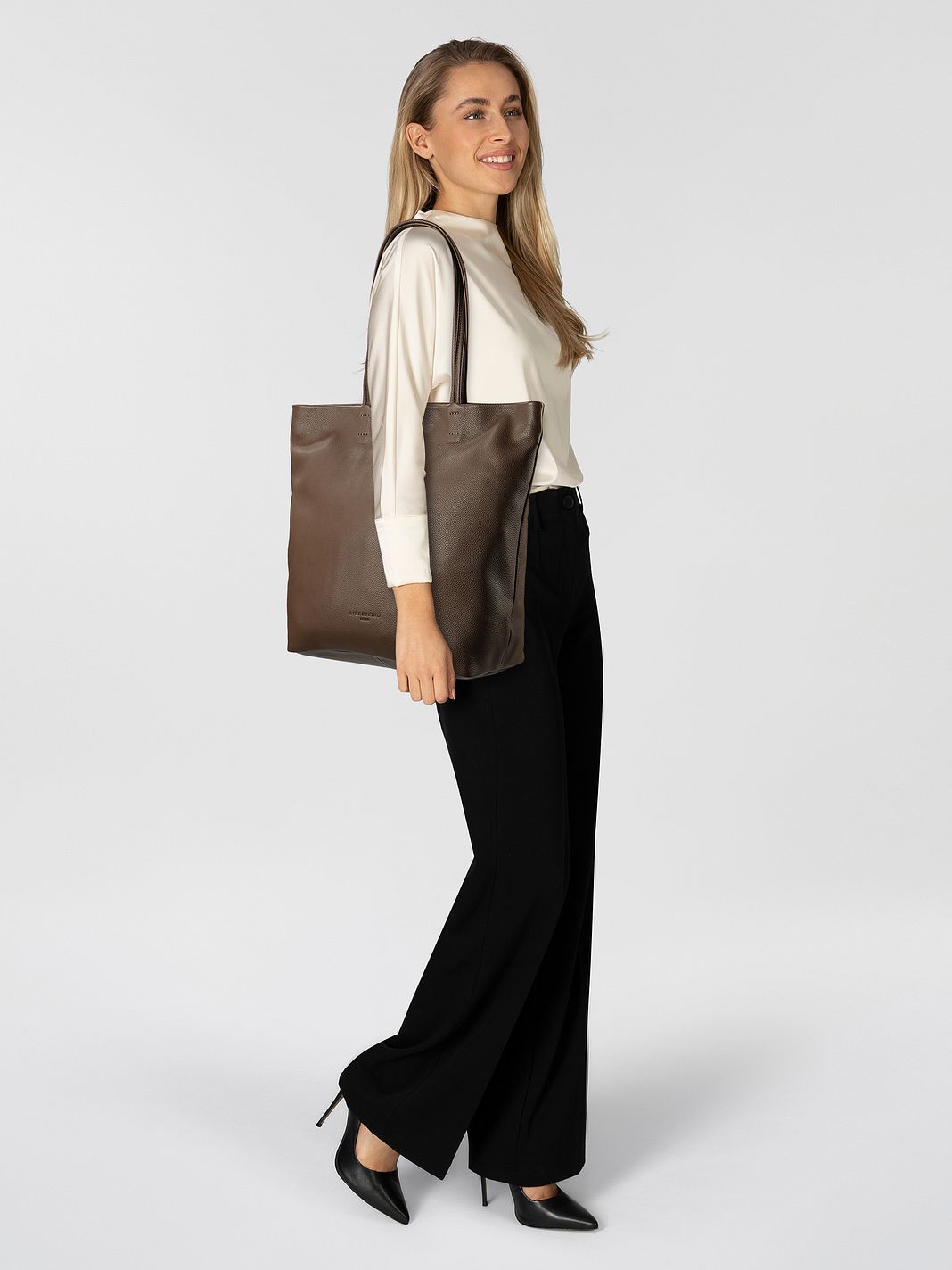 Liebeskind Hera II Borsa shopper L Vera Pelle 38 cm Liebeskind Hera II Borsa shopper L Vera Pelle 38 cm