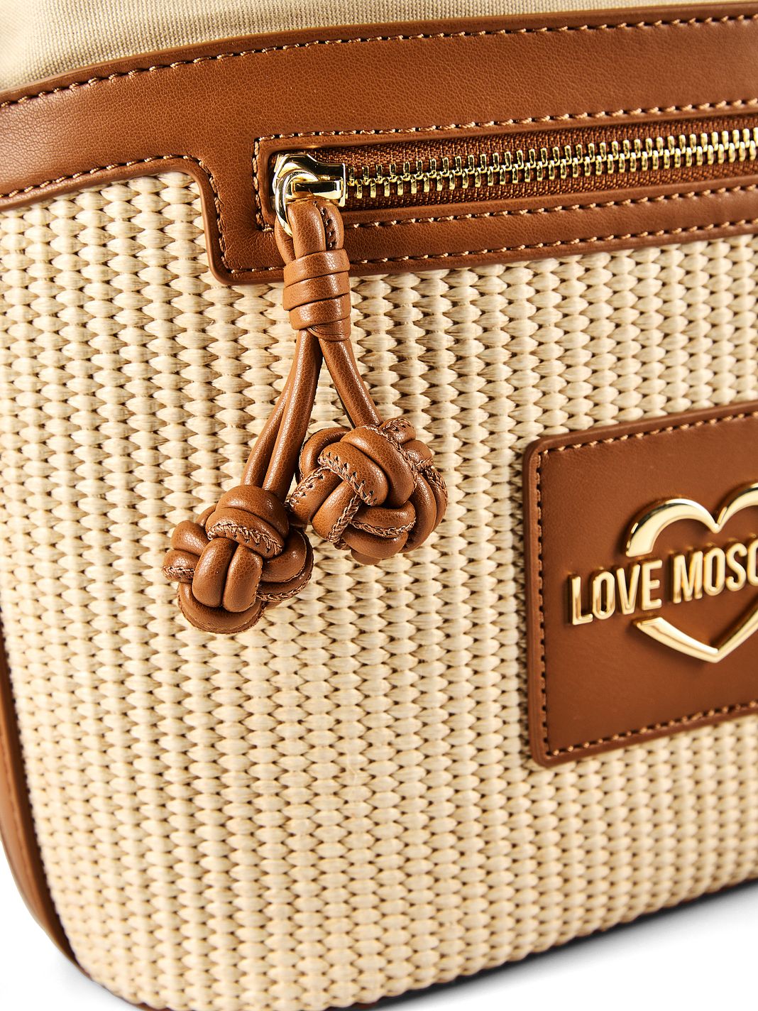 Love Moschino Straw Chic Hinkväska 24 cm Love Moschino Straw Chic Hinkväska 24 cm