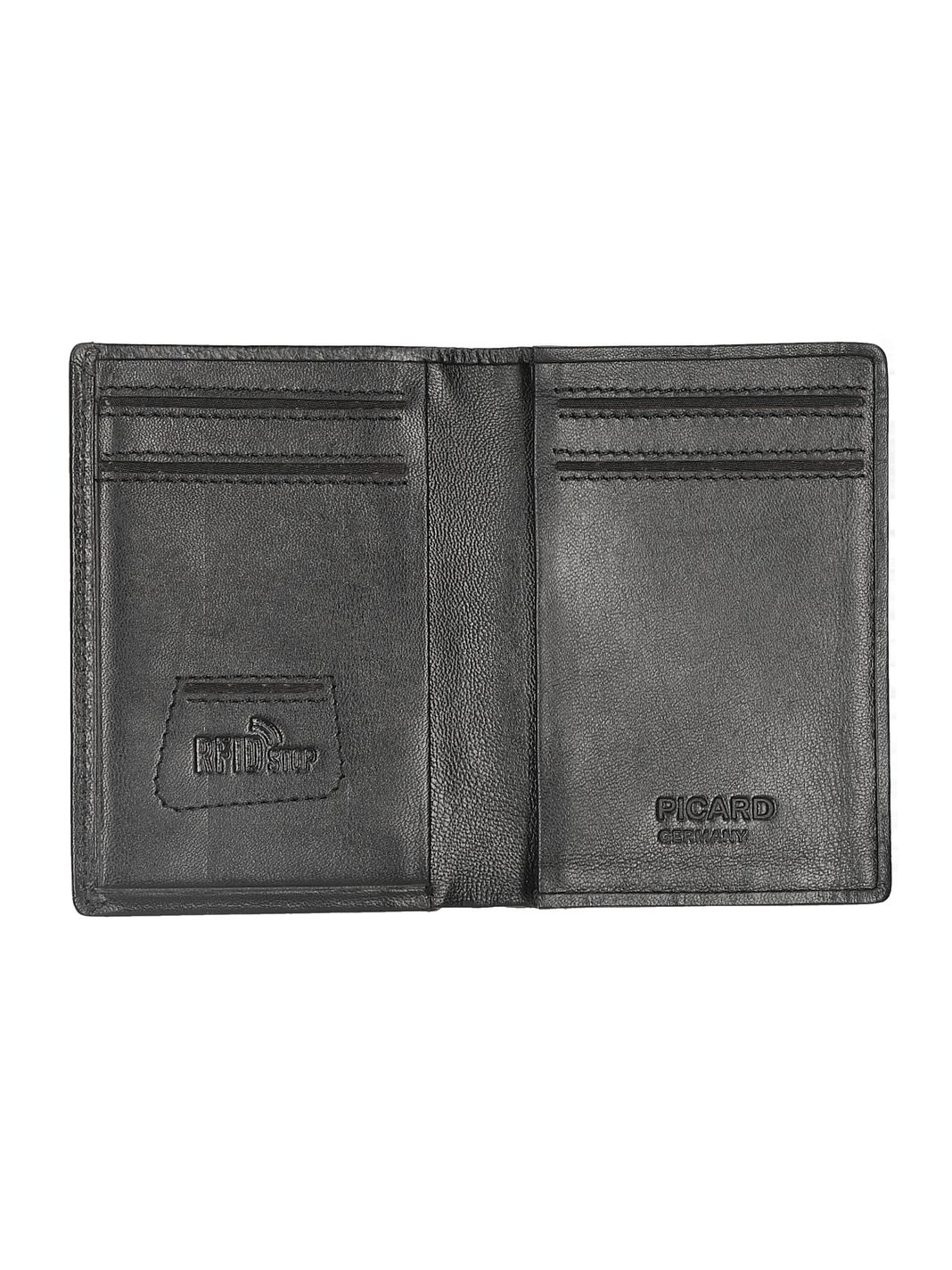 Picard London 1 Portafoglio Protezione RFID Vera Pelle 7.5 cm Picard London 1 Portafoglio Protezione RFID Vera Pelle 7.5 cm
