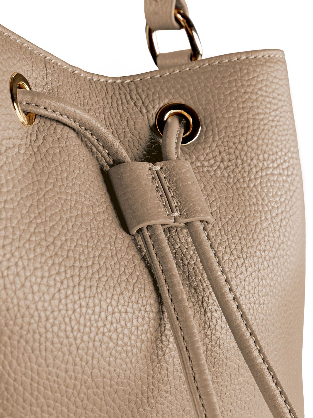 Lazarotti Bologna läderbucket bag med axelrem, 25 cm Lazarotti Bologna läderbucket bag med axelrem, 25 cm