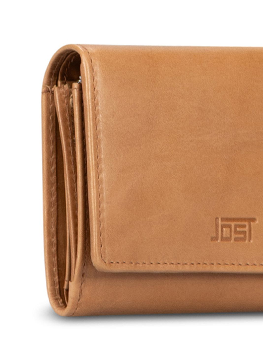 Jost Rana Portafoglio Protezione RFID Vera Pelle 12 cm Jost Rana Portafoglio Protezione RFID Vera Pelle 12 cm
